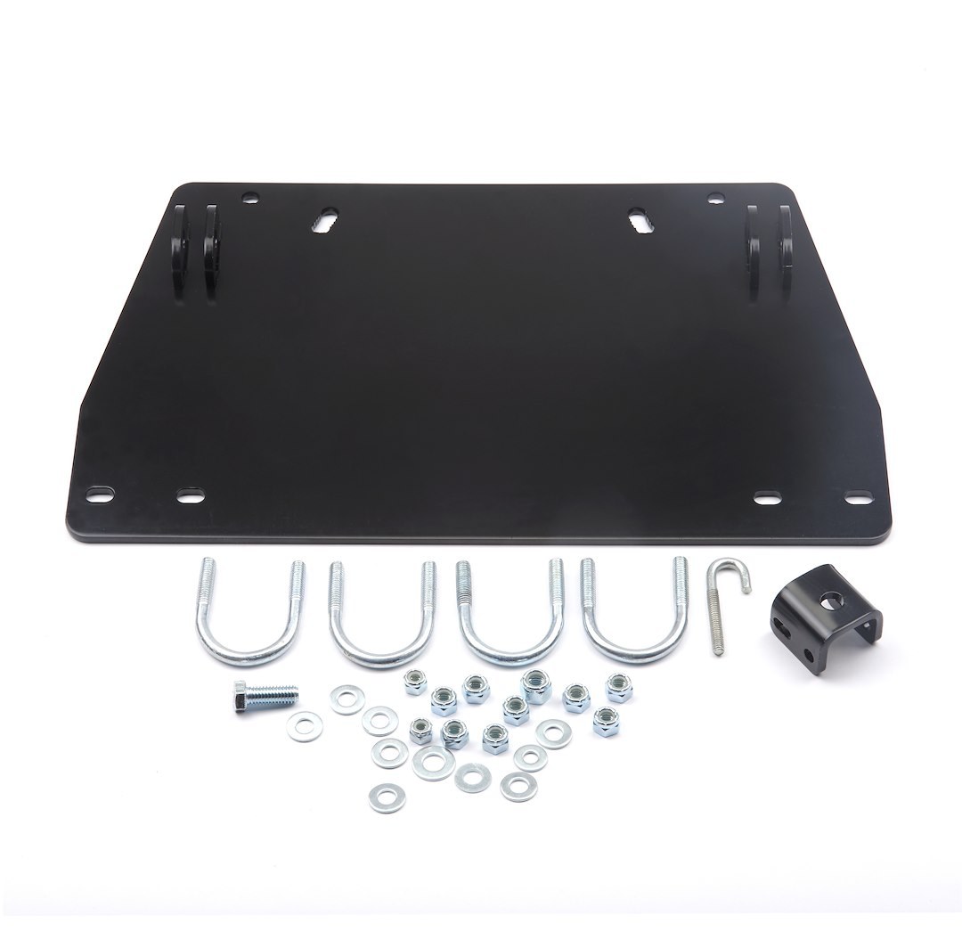 WARN Industries Snow Plow Mount, Center Kit, Black, Includes Mounting Bracket and Hardware. Requires Base Tube Assembly. See Required Parts. – 88188