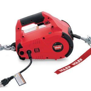 WARN Industries Winch, Pullzall ™, Portable, Lifting and Pulling Winch, Electric, 1000 Pound Line Pull Capacity – 885000
