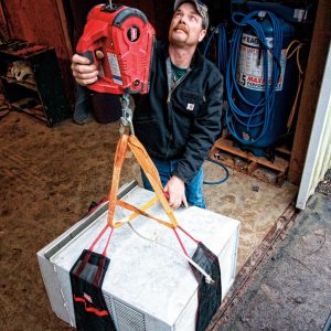 WARN Industries Winch, Pullzall ™, Portable, Lifting and Pulling Winch, Electric, 1000 Pound Line Pull Capacity – 885000