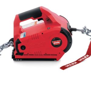 WARN Industries Winch, Pullzall ™, Portable, Lifting and Pulling Winch, Cordless 24 Volt DC, 1000 Pound Line Pull Capacity – 885005