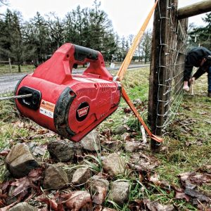 WARN Industries Winch, Pullzall ™, Portable, Lifting and Pulling Winch, Cordless 24 Volt DC, 1000 Pound Line Pull Capacity – 885005