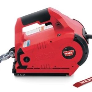 WARN Industries Winch, Pullzall ™, Portable, Lifting and Pulling Winch, Cordless 24 Volt DC, 1000 Pound Line Pull Capacity – 885030