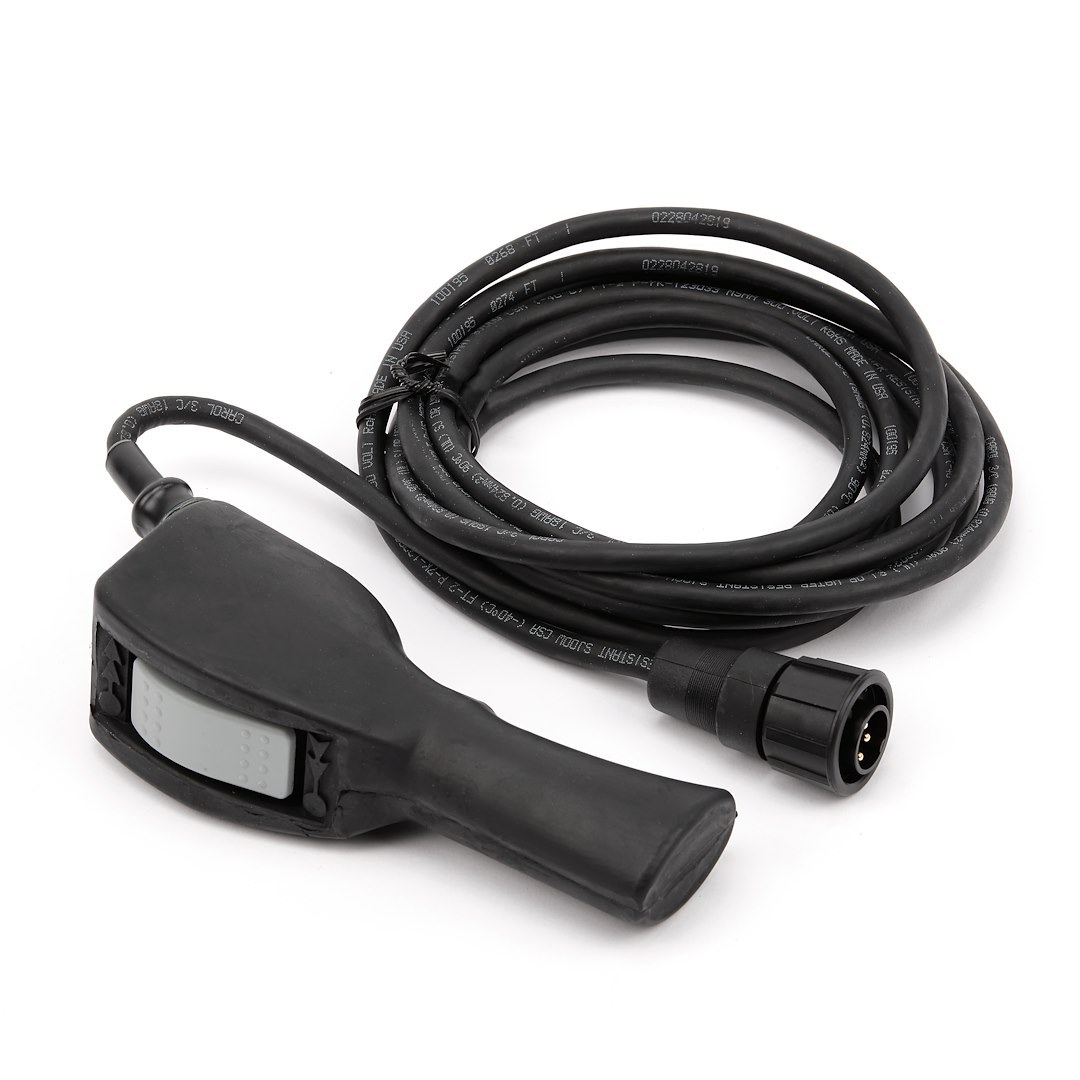 WARN Industries Winch Remote Hand Held Controller, For DC Electric Industrial Winches, 12 Foot Lead – 88528