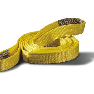 WARN Industries Winch Tree Trunk Protector, 1 Inch Width X 8 Foot Length, 6400 Pound Breaking Strength, Yellow, Nylon Webbing – 88896