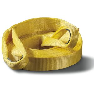 WARN Industries Winch Tree Trunk Protector, 2 Inch Width X 8 Foot Length, 14400 Pound Breaking Strength, Yellow, Nylon Webbing – 88897