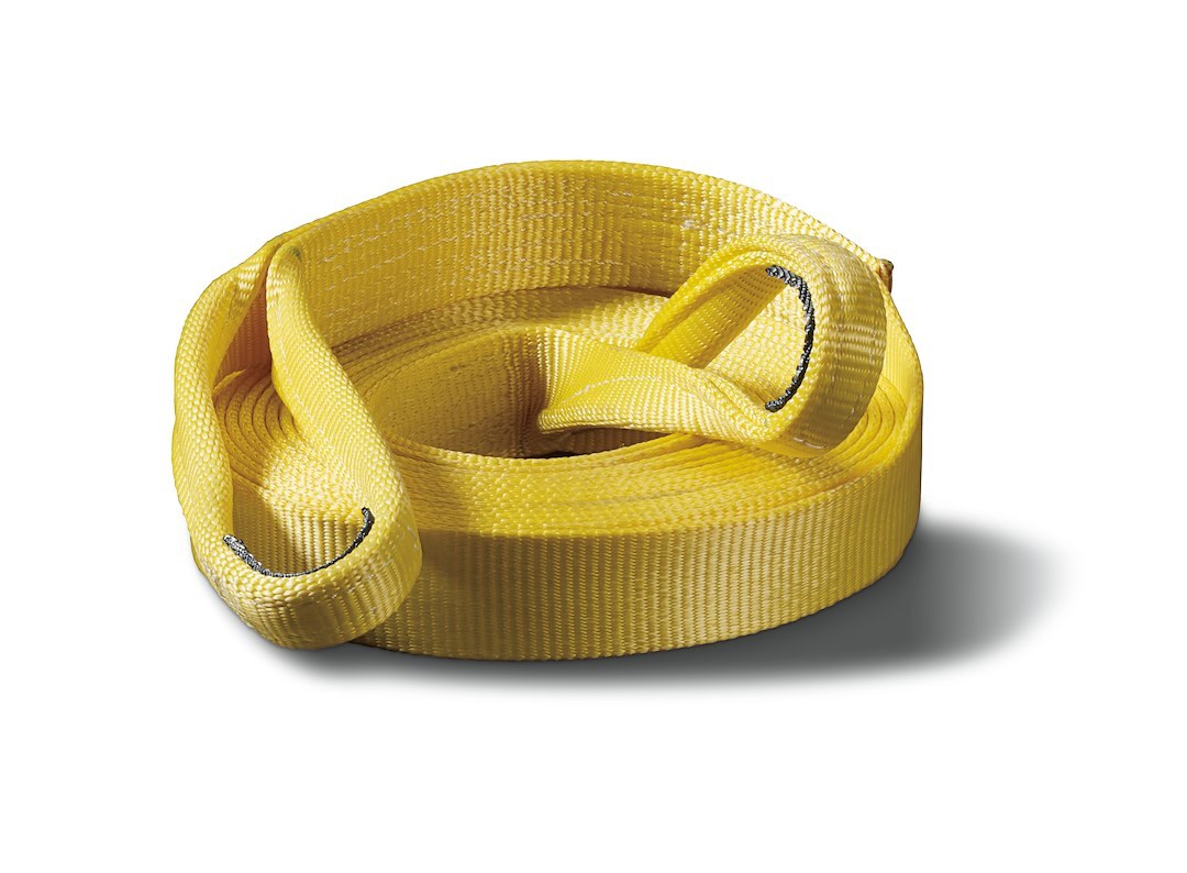 WARN Industries Winch Tree Trunk Protector, 2 Inch Width X 8 Foot Length, 14400 Pound Breaking Strength, Yellow, Nylon Webbing – 88897