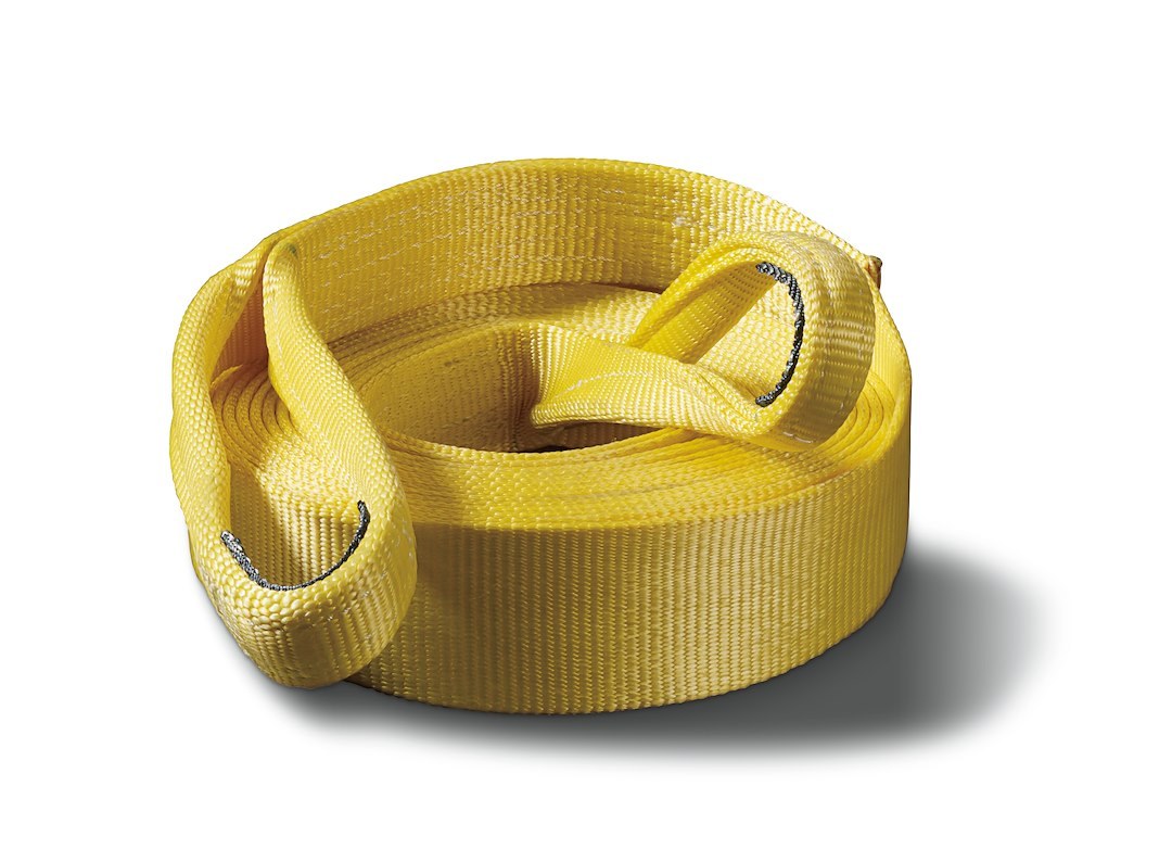 WARN Industries Recovery Strap, 3 Inch Width X 30 Foot Length, Rated to 21600 Pounds, Yellow, Nylon Webbing – 88913