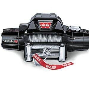 WARN Industries Winch, Zeon ® 8, Vehicle Mounted, Vehicle Recovery Winch, 12 Volt Electric, 8000 Pound Line Pull Capacity, 100 Foot Wire Rope – 88980
