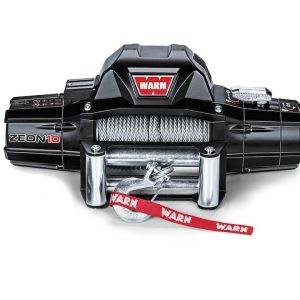WARN Industries Winch, Zeon ® 10, Vehicle Mounted, Vehicle Recovery Winch, 12 Volt Electric, 10000 Pound Line Pull Capacity, 80 Foot Wire Rope – 88990