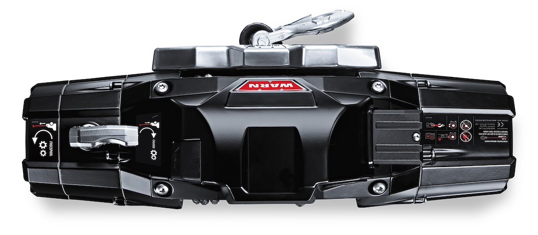 WARN Industries Winch, Zeon ® 10, Vehicle Mounted, Vehicle Recovery Winch, 12 Volt Electric, 10000 Pound Line Pull Capacity, 80 Foot Wire Rope – 88990