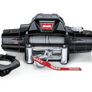 WARN Industries Winch, Zeon ® 12, Vehicle Mounted, Vehicle Recovery Winch, 12 Volt Electric, 12000 Pound Line Pull Capacity, 80 Foot Wire Rope – 89120