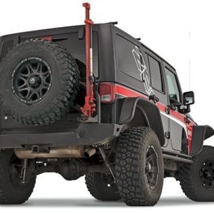 WARN Industries Jack Mount, Hi-Lift Jack, Mounts to Warn Elite Series Rear Bumper #89525, Black – 90030