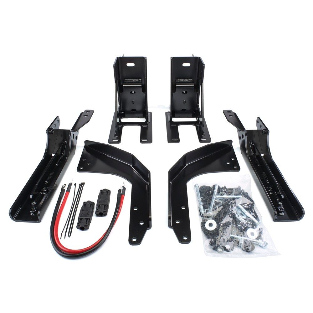 WARN Industries Winch Mount Installation Kit, For Mounting Warn Gen II Trans4mer Mid-Frame Winch Mounts 88240 and 88245 – 90135