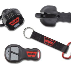 WARN Industries Winch Remote Control System, For Use with Warn Truck and SUV Winches with 5 Wire Electrical System, Wireless – 90287