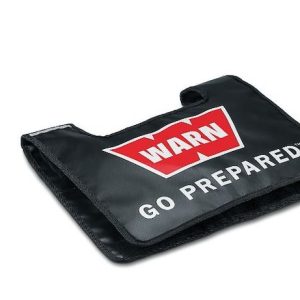 WARN Industries Winch Cable Damper, Drape Over Winch Cable to Absorb Cable Whip, Recovery Bag, Black – 91575