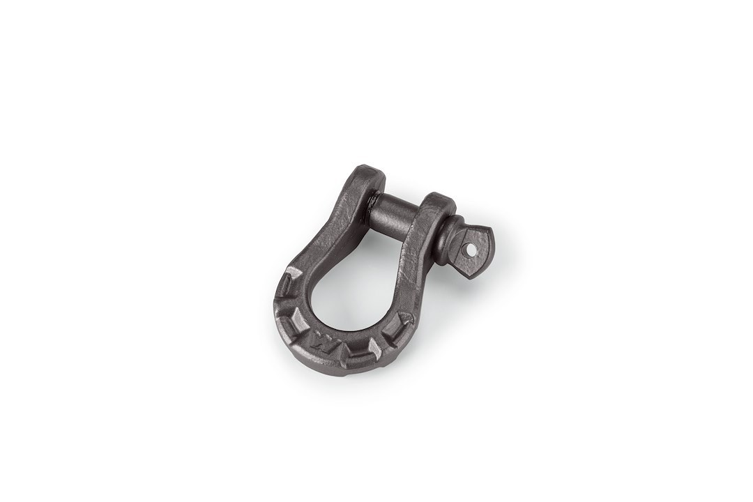 WARN Industries D-Ring, Epic ™, 1/2 Inch Shackle with 5/8 Inch Pin, 5000 Pound and Under Weight Rating, Forged Steel, Single – 92092