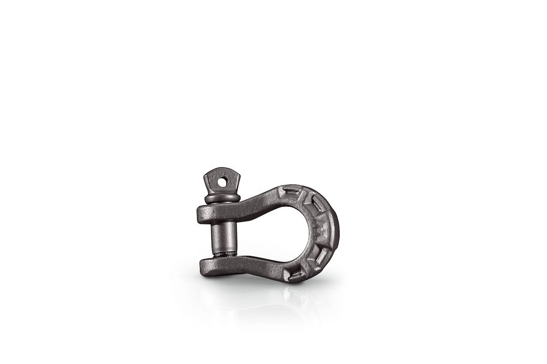 WARN Industries D-Ring, Epic ™, 1/2 Inch Shackle with 5/8 Inch Pin, 5000 Pound and Under Weight Rating, Forged Steel, Single – 92092