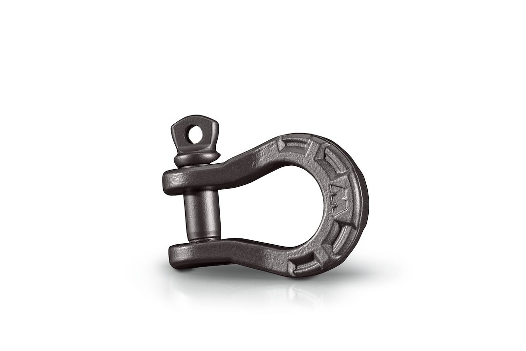 WARN Industries D-Ring, Epic ™, 3/4 Inch Shackle with 7/8 Inch Pin, 18000 Pound and Under Weight Rating, Forged Steel, Single – 92093