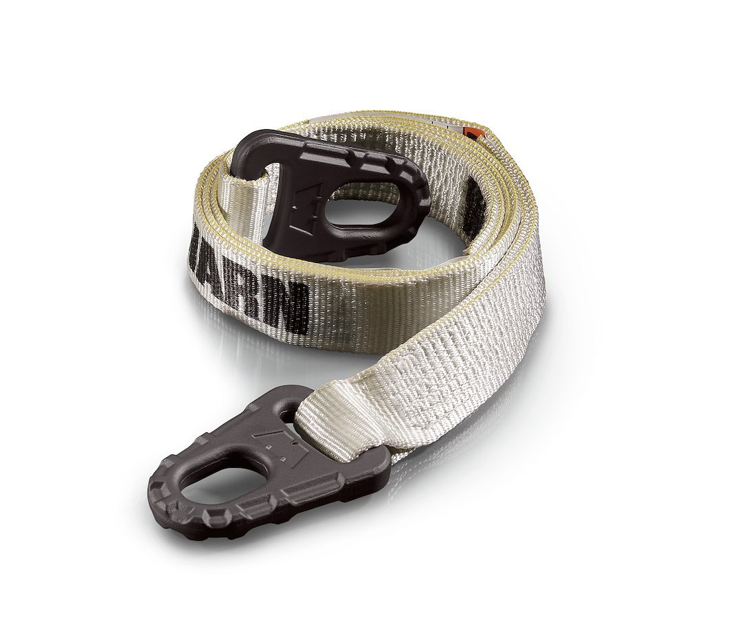 WARN Industries Winch Tree Trunk Protector, Epic ™, 2 Inch Width X 8 Foot Length, 14400 Pound Breaking Strength, White, Nylon Webbing – 92095