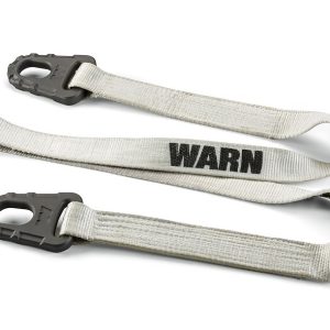 WARN Industries Winch Tree Trunk Protector, Epic ™, 2 Inch Width X 8 Foot Length, 14400 Pound Breaking Strength, White, Nylon Webbing – 92095