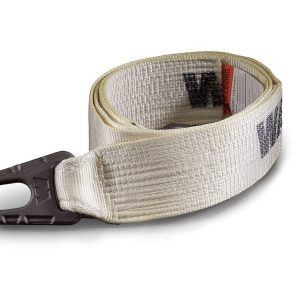 WARN Industries Winch Tree Trunk Protector, Epic ™, 4 Inch Width X 8 Foot Length, 30000 Pound Breaking Strength, White, Nylon Webbing – 92096