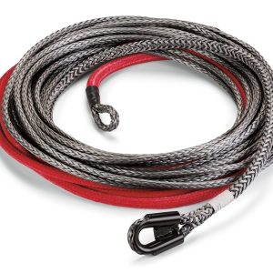 WARN Industries Winch Cable, 16500 Pound Capacity, 3/8 Inch Diameter X 80 Foot Length, Spydura Pro Synthetic Rope – 93120