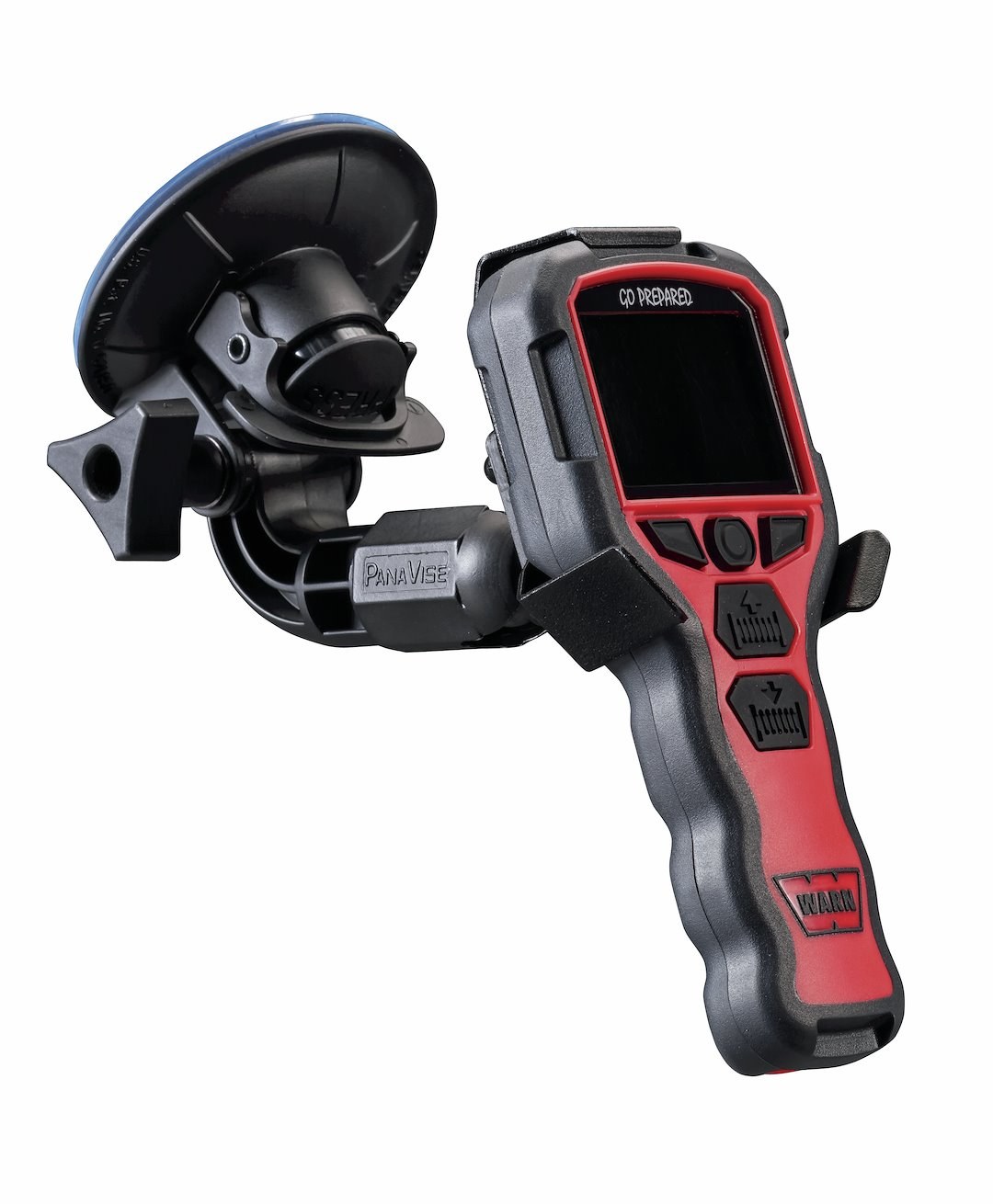 WARN Industries Winch Remote Control Mount, For Zeon Wireless Remote, Mounts to Windshield or Other Smooth Flat Non-Porous Surface – 94437