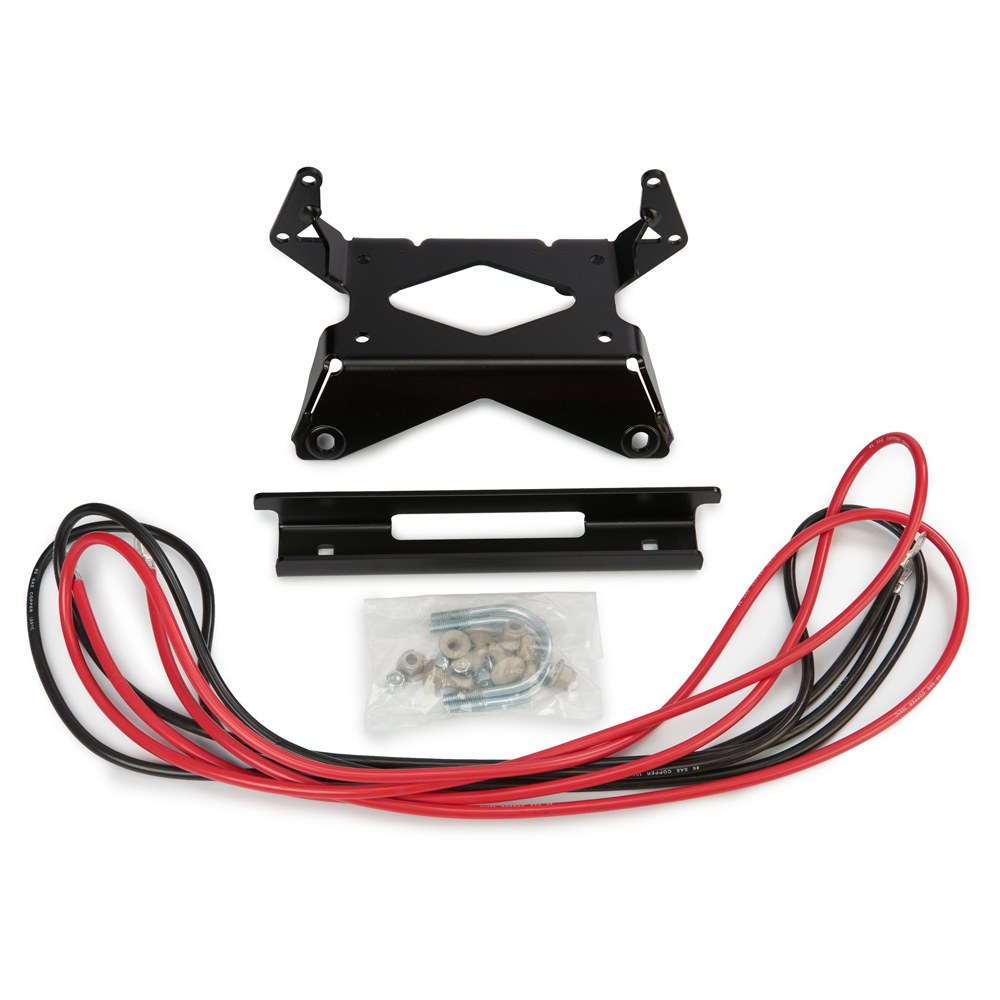 WARN Industries Winch Mount, For 4000 to 4500 Pound Winches, Fixed Mount, Powder Coated, Black. Also Use New Number 101676 – 94510
