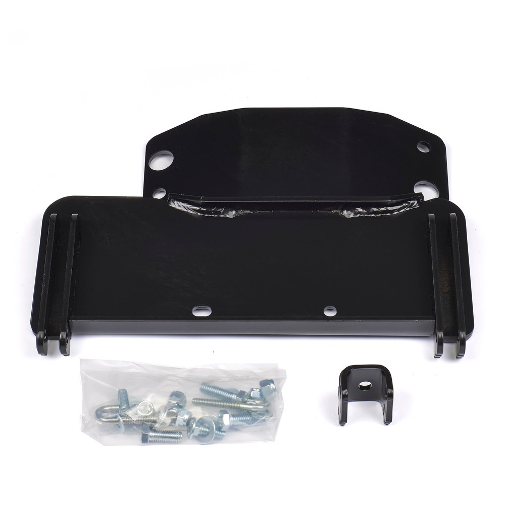 WARN Industries Snow Plow Mount, Center Kit, Black, Includes Mounting Bracket and Hardware. Requires Base Tube Assembly. See Required Parts. – 94644