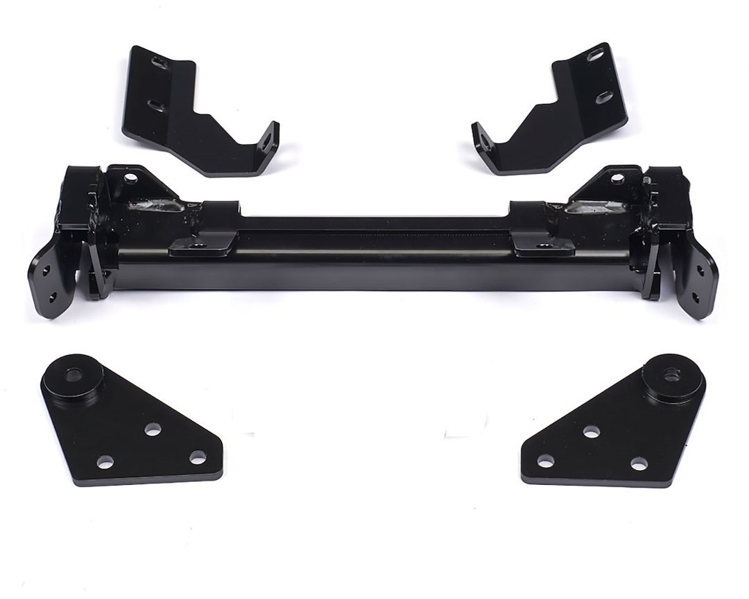 WARN Industries Snow Plow Mount, Front Kit, Black, Includes Mounting Bracket and Hardware. Requires Base Tube Assembly. See Required Parts. – 94765