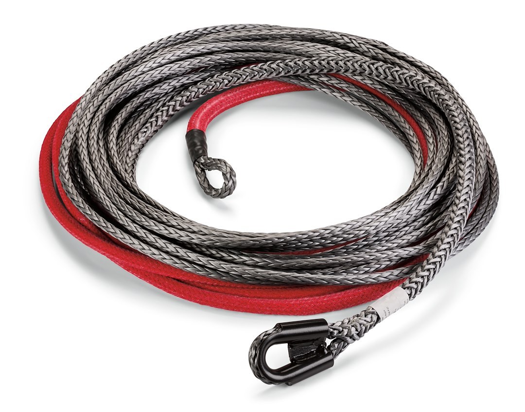 WARN Industries Winch Cable, 12000 Pound Capacity, 3/8 Inch Diameter X 100 Foot Length, Spydura Pro Synthetic Rope – 96040