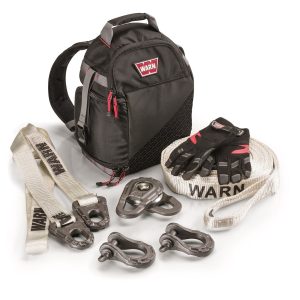 WARN Industries Winch Rigging Kit, Epic ™, Includes Two 3/4 Inch 18000 Pound Capacity Shackles, 14400 Pound Capacity Tree Trunk Protector – 97565