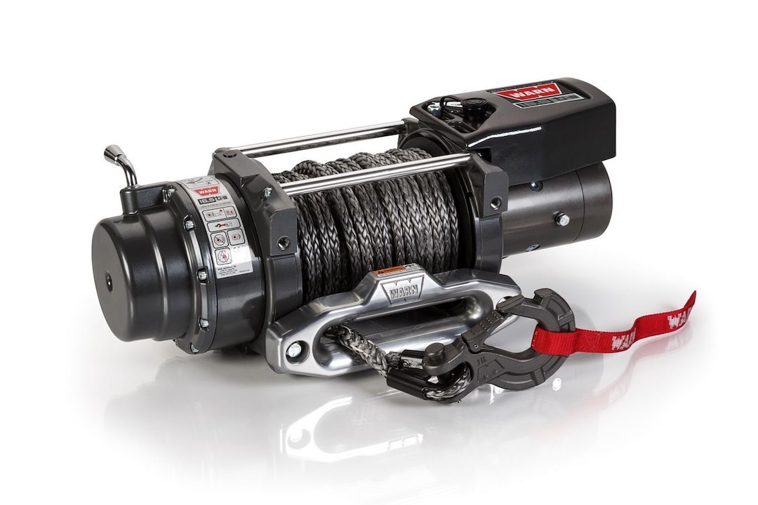 WARN Industries Winch, 16.5ti-S, Vehicle Mounted, Vehicle Recovery Winch, 12 Volt Electric, 16500 Pound Pull Line Capacity – 97740