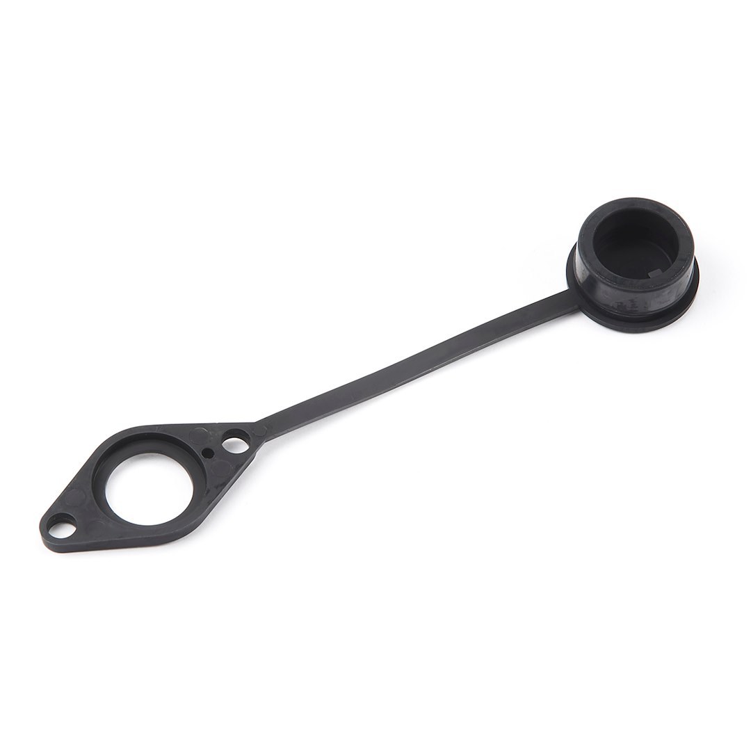 WARN Industries Winch Service Kit, Remote Control Socket Cover for Winches with Round Remote Socket, Black, Single – 98544