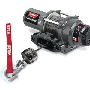 WARN Industries Winch Cable Stop, 2.56 Inch Diameter, Split Design, Black, Rubber – 99944