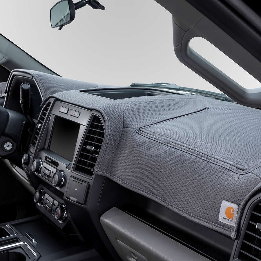 Wolf Prod. Dash Board Cover, Carhartt Limited Edition®, Gravel, Warp-Knit Fabric, All Vents and Sensor Openings Are Pre-Cut – 382020-00-10