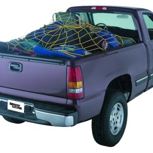 Wolf Prod. Exterior Cargo Net, Spidy Gear ® Webb, Mounts to Truck Bed, 60 Inch X 84 Inch to 78 Inch X 114 Inch, 6 MM Stretch Nylon Cord – 80111-01
