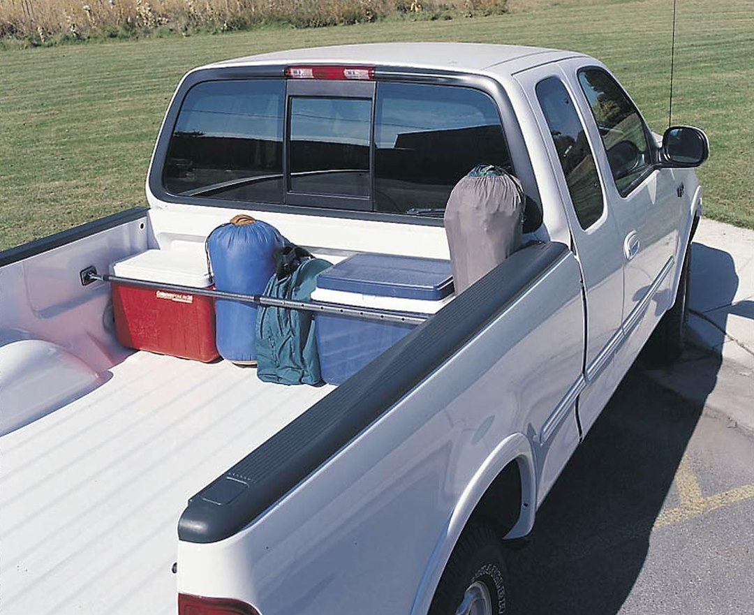 Wolf Prod. Cargo Bar, Truck Stop, Twist Lock, Adjusts 48 Inch to 75 Inch IN Length, Without Net, Steel – 80451-00