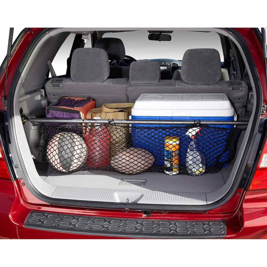 Wolf Prod. Cargo Bar, Truck Stop, Twist Lock, Adjusts 48 Inch to 75 Inch IN Length, With Net, Steel – 80452-00