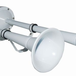 Wolo Horn, The Dominator ®, One 330 Hertz Low Tone/ One 408 Hertz High Tone, 114.2 Decibels, 12 VOLT/8 Amps – 1125
