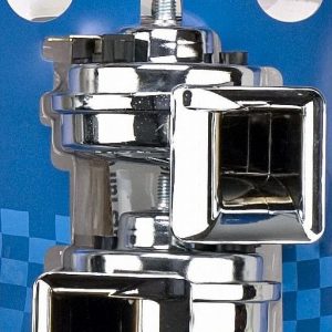 Wolo Horn, Loud and Chrome ™, One 510 Hertz High-Tone Horn/ One 420 Hertz Low-Tone Horn, 115 Decibels, 12 Volt, 3 Inch Diameter, Silver – 225-2T