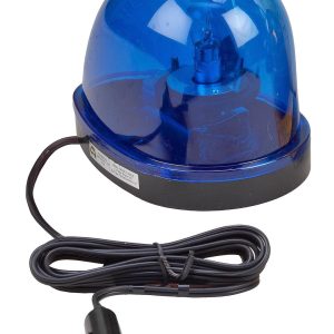Wolo Warning Light, Emergency 1 ®, 7-1/4 Inch Length X 4-3/4 Inch Width X 5-1/2 Inch Height, Teardrop Style, Magnet Mount, Rotating – 3205-B