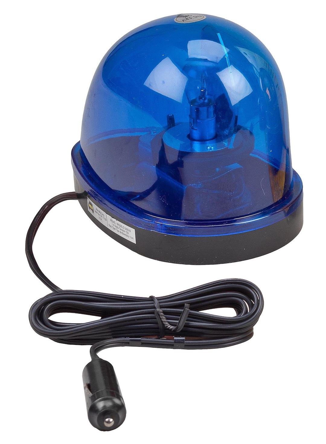 Wolo Warning Light, Emergency 1 ®, 7-1/4 Inch Length X 4-3/4 Inch Width X 5-1/2 Inch Height, Teardrop Style, Magnet Mount, Rotating – 3205-B