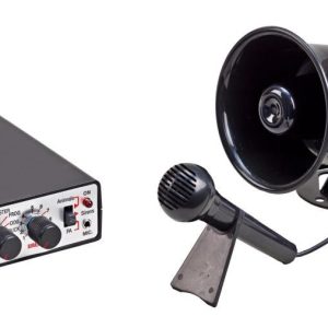 Wolo Horn, Animal House ®, 9 Animal Sounds/ 10 Sirens/ 50 Musical Tunes/ Pa System, 105 Decibels, 12 Volt, 4 Inch X 4 Inch X 4-1/2 Inch Speaker – 345