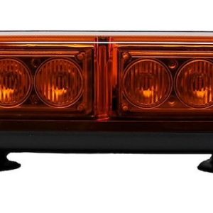 Wolo Warning Light, Sure Safe ®, 10-1/2 Inch Length X 6 Inch Width X 2-1/2 Inch Height, Mini Bar, Magnet Mount, LED, Amber Lens – 3720M-A
