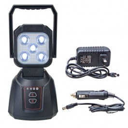 Wolo Work Light, See-More ™, Free Standing, 3 Watt, 1200 Lumens, Bridgelux LED, Black ABS Housing, Rechargeable Battery, With Magnetic Base – 6000-2