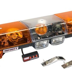 Wolo Warning Light, Wolo-Infinity ® 1, 48 Inch Length X 12-1/2 Inch Width X 9 Inch Height, Full Bar, Permanent Mount – 7000-A