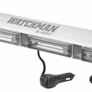 Wolo Light Bar, Watchman ™, LED, 24-5/8 Inch Length X 4-3/4 Inch Width X 2-7/8 Inch Height, Amber/ Clear LED – 7829MP-AC