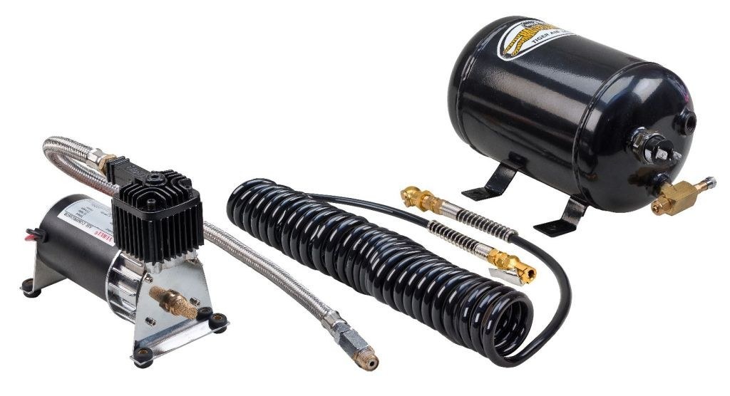 Wolo Air Horn Compressor, Tiger ®, 12 Volt, 85-105 Pounds Per Square Inch (PSI) – 800