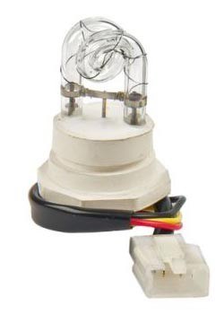 Wolo Strobe Light Bulb, Xenon Tube Bulb, Clear, Single, With 6 Inch Wire Lead and Locking Connector Plug – 8115-C
